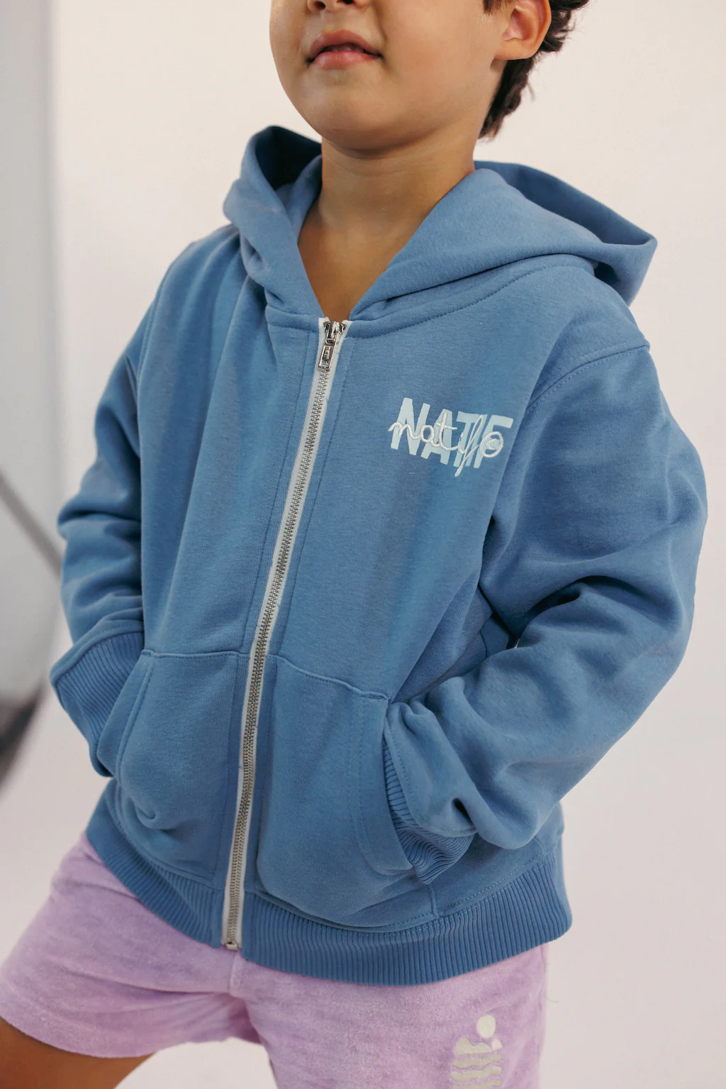 Hoodie Zip Enfant Natif Classique - Image 2