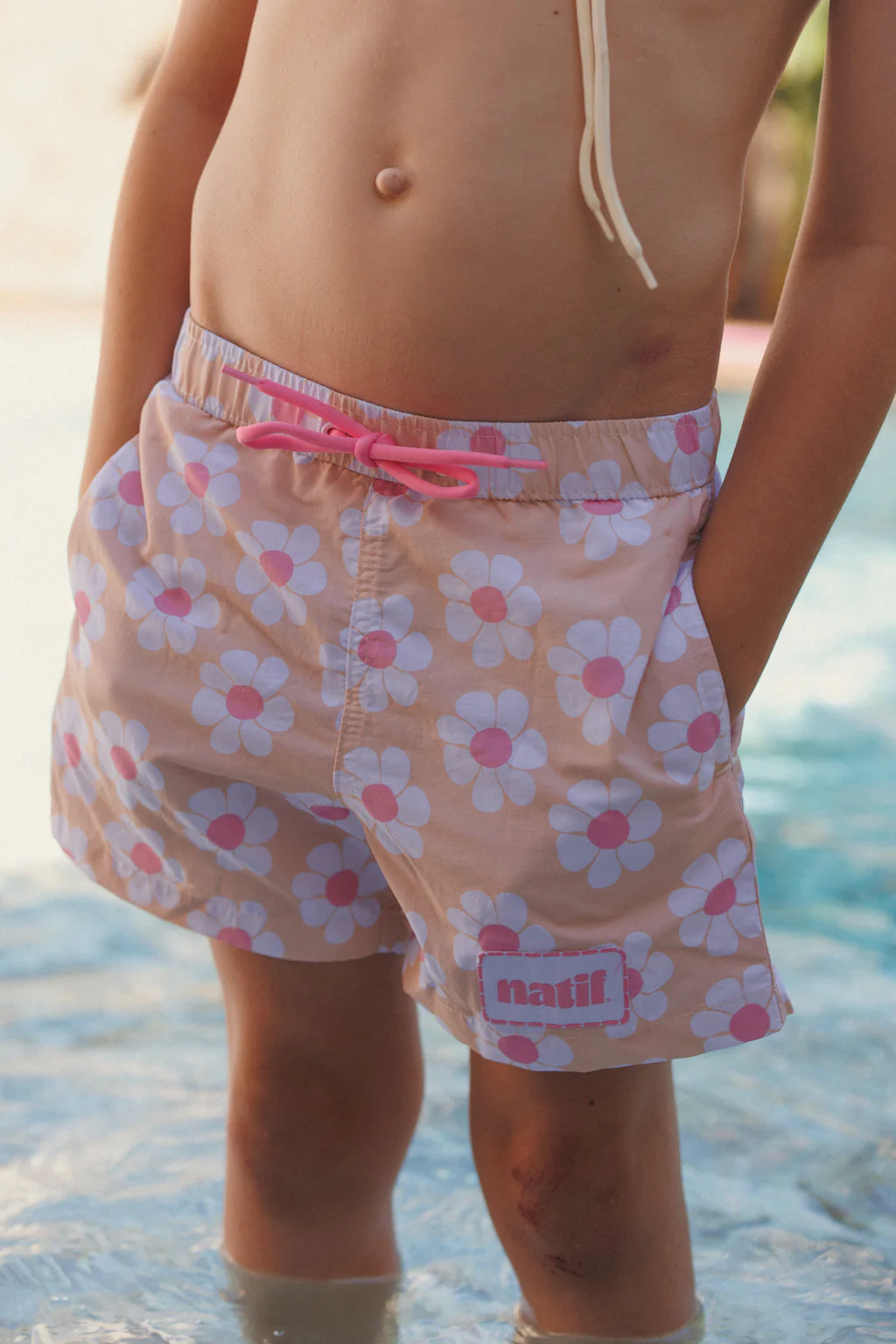 Short de bain Garçon Marguerites