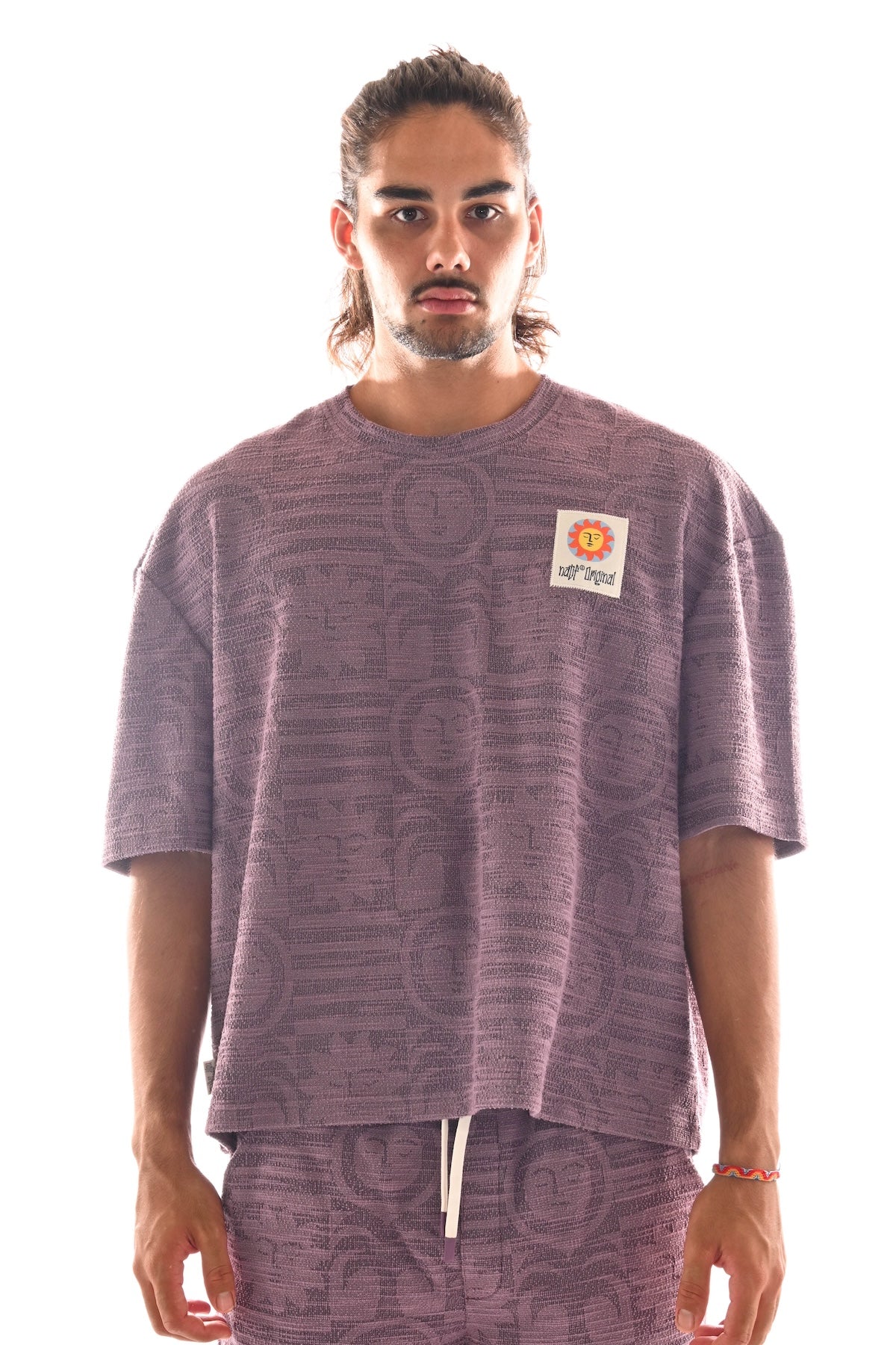 T-Shirt Jacquard Homme Sunny Bloom